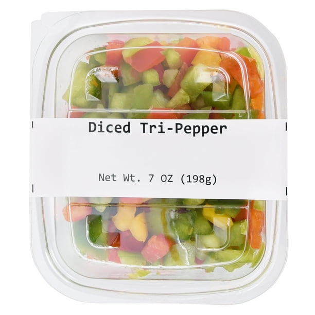 Freshness Guaranteed Diced Tri Color Bell Peppers 7 Oz Walmart