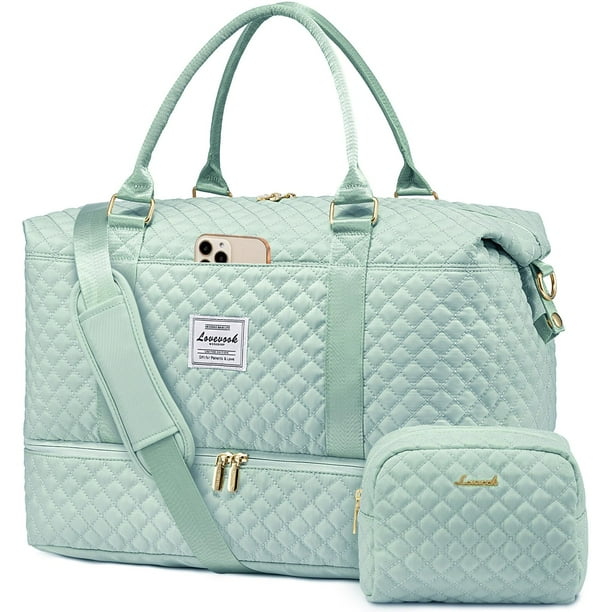 Bolsa de viaje LOVEVOOK para mujer con compartimento para zapatos
