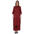 thumbnail image 1 of Bimba Robe Indienne Traditionnelle Unie pour Femmes Kurta et Pantalon Palazzo Ensemble, 1 of 7