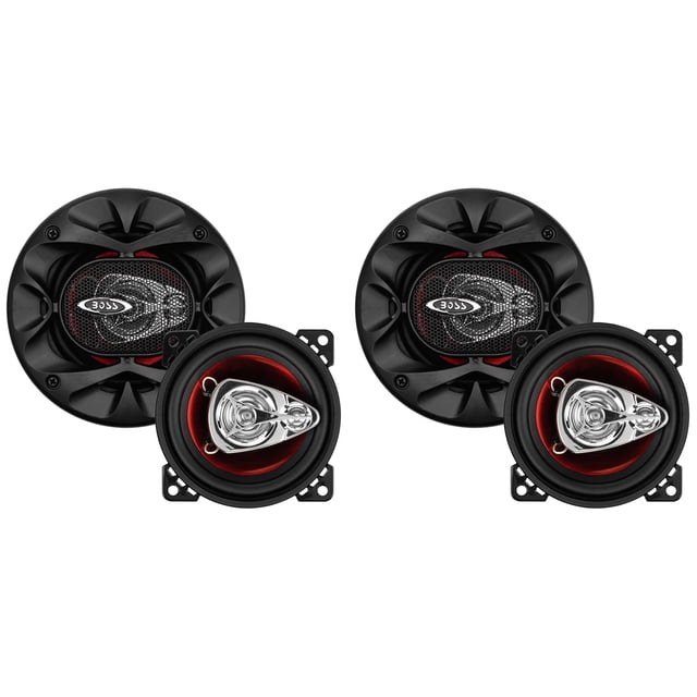 BOSS Chaos Exxtreme 4" Full Range Mounted Vehicle Speaker System Pair (2 Pack)