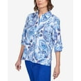thumbnail image 6 of Alfred Dunner Womens Paisley Power Button Down Top, 6 of 6