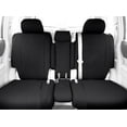 thumbnail image 2 of CalTrend Front 40/20/40 Split Bench Faux Leather Seat Covers for 2011-2015 Nissan Titan - NS183-09LX Dark Grey Insert and Trim, 2 of 3