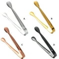 thumbnail image 4 of Linyer Stainless Steel Sugar Tong Portable Reusable Solid Color Ice-cube Picker Indoor Hotel Food Serving Tool Clip Accessories Black, 4 of 8