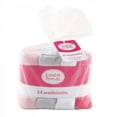 thumbnail image 2 of Luvable Friends Baby Girl Super Soft Bundle Washcloths, Pink Pastel, One Size, 2 of 2