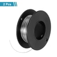 thumbnail image 3 of Uxcell 2Pcs 26 Gauge Nichrome 80 Cr20Ni80 Heating Resistance Wire 115ft High Temperature for Electronic Components Repairing, 3 of 6