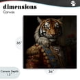 thumbnail image 4 of Stupell Industries Traditional Noble Tiger Transformation Canvas Art, 36 x 36, by Lazar Studio, 4 of 8