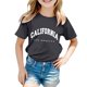 thumbnail image 1 of Playeras Cuello V Camiseta Suelta De Manga Corta Con Cuello Redondo Y Estampado Informal A La Moda Para Niño Y Niña, 1 of 4