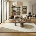 thumbnail image 3 of Rug Branch Casa Abstract Indoor Area Rug, Beige Cream, Modern - Living Room, Bedroom, Dining Room, and Kitchen, 3 of 7