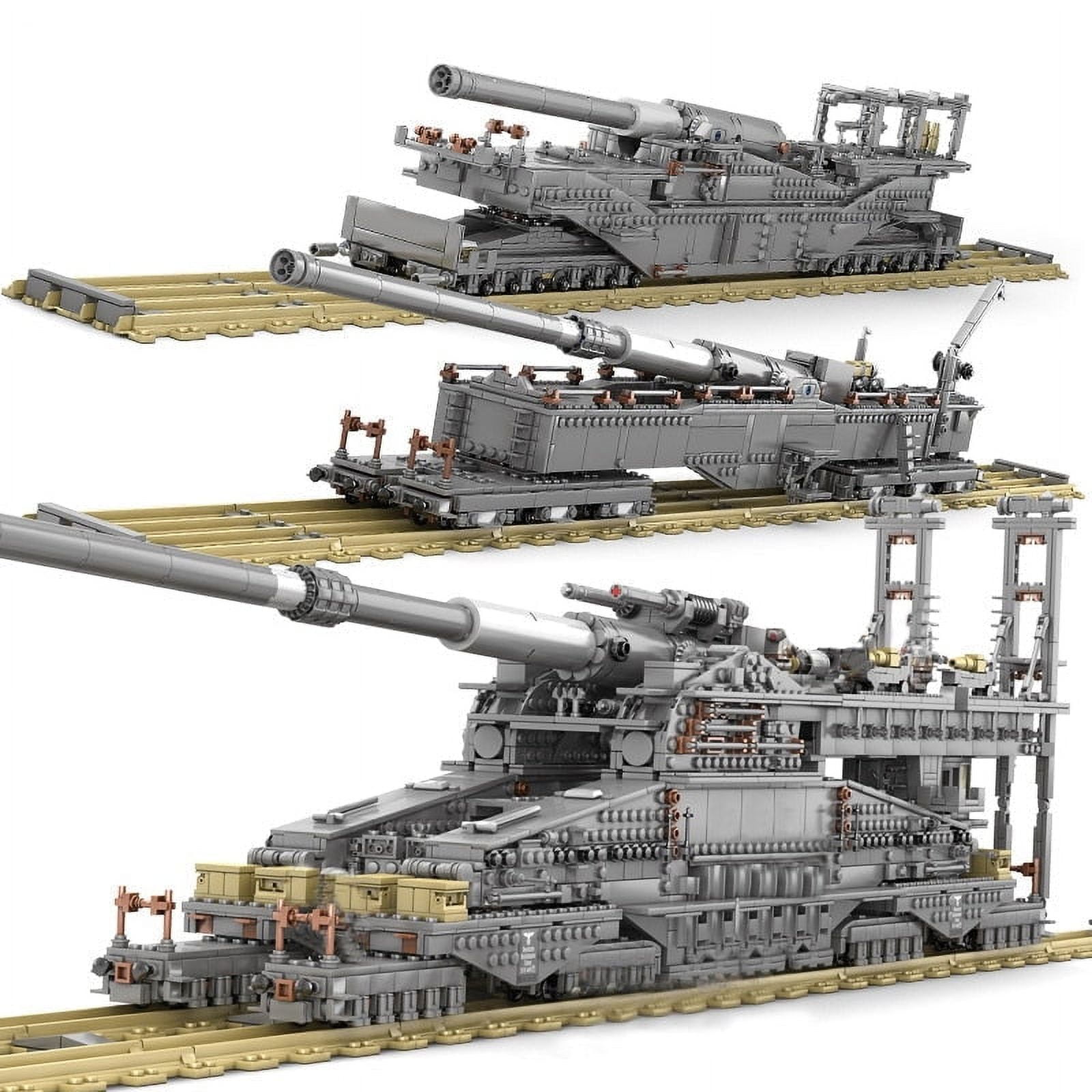 A 1:1 scale build of the Schwerer Gustav Railway Gun used to