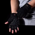 thumbnail image 5 of Onyx Tact's Weight Lifting Body Building Fitness Gloves - Wrist Wraps & Padded Palm Protection For Men & Women (LG), 5 of 6