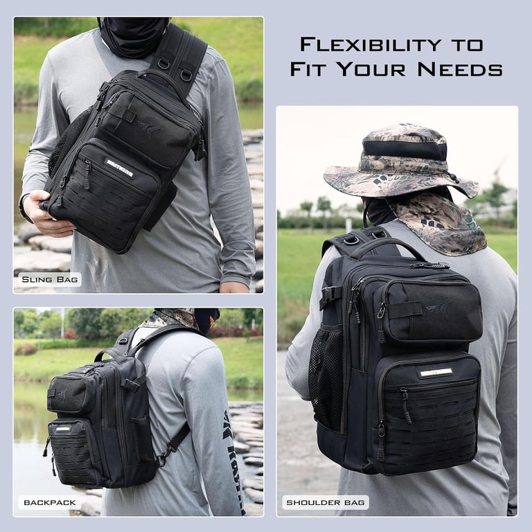 KastKing Tactical Sling Tackle Bag, 2-Pack photo 3