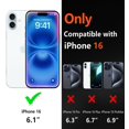 thumbnail image 2 of Funda de teléfono Diverbox para iPhone 16, a prueba de golpes, a prueba de caídas, 2 of 7