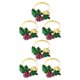 thumbnail image 4 of Purple Grape Napkin Rings Set Zinc Alloy for Dinner Table Decoration Elegant and 6pcs, 4 of 4
