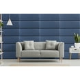 thumbnail image 5 of Boyd Sleep Customizable Upholstered Wall Decor Panels, Blue Linen, Set of 4, 5 of 12