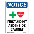 thumbnail image 1 of SignMission OS-NS-A-710-V-12735 7 x 10 Po Panneau de Signalisation OSHA - Trousse de Premiers Soins Aed, 1 of 1