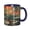 NavyBlue, variant on Moody Roses Coffee Mug Fun Custom Ceramic Mugs 11oz Black