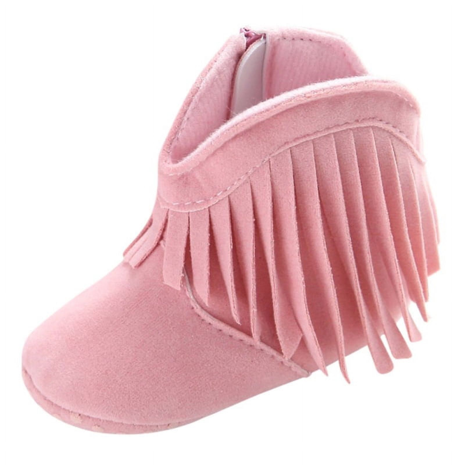Finex Baby Boy Girl Tassel Boots Infant Toddler Soft Soled Winter Shoes - image 5 of 5