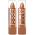 thumbnail image 1 of Color de labios L.A. COLORS Moisture Rich Nude, paquete de 2, 1 of 1