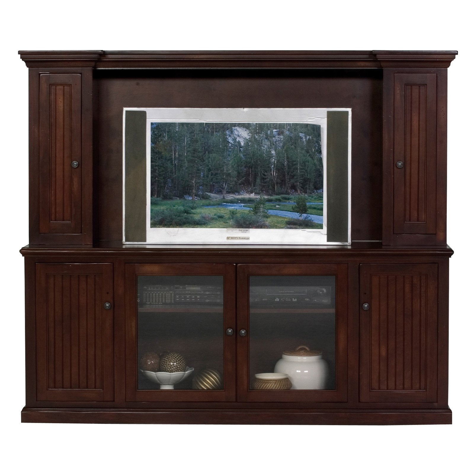 Eagle Furniture Coastal 80 in. Entertainment Console with Optional