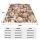 thumbnail image 3 of Fotbe Colorful Seashells Manta de Franela Acolchonada con Estampado, Súper Suave y Esponjosa, Extra Grande para Sofá, Cama, Uso Todo el Año-40"x30", 3 of 7