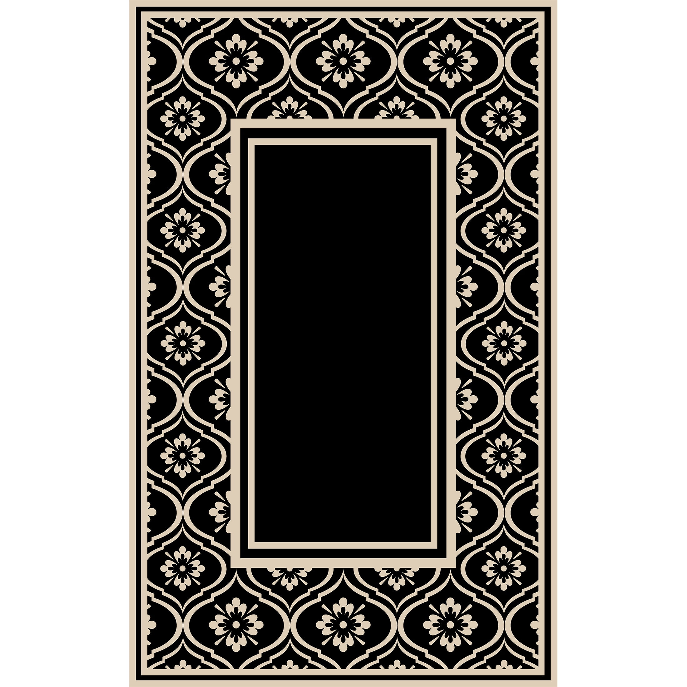 HUGEAR Outdoor Rugs Clearance 6'x9' Waterproof Patio Rugs Area Rugs