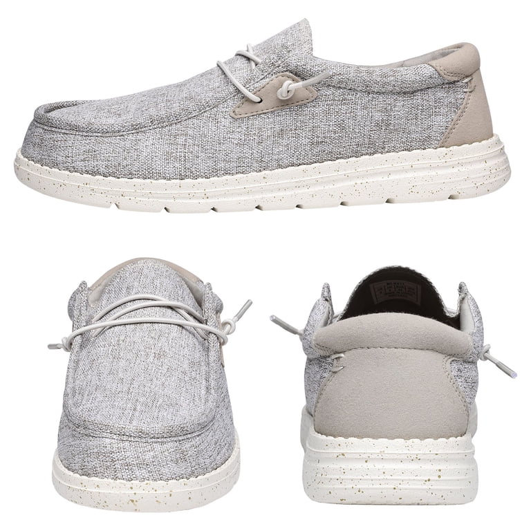 Slip-On Men\'s Casual Loafers in Light Gray Size 8 Men main image 2