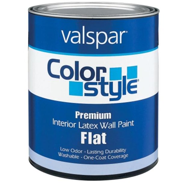 Valspar Brand 1 Quart Tint Base ColorStyle Interior Latex Flat Wall