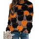 thumbnail image 2 of Sudadera con capucha divertida de Halloween para mujer, de cuello redondo Sudadera con capucha, suéter de calabaza, abrigos para niña, ropa de otoño, 2 of 4
