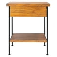 thumbnail image 5 of Safavieh Eris Morden Wood End Table, Brown / Black, 5 of 13