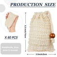 thumbnail image 2 of Bolsa exfoliante de sisal Cunhill para ahorrar jabón (80 unidades), 2 of 7