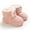 Pink, variant on Eltusu Baby Girls Snow Boots, Soft Cotton Thermal No Slip Winter Booties Red Size 0-12 Months