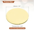 thumbnail image 2 of Uxcell 5 Pcs Round Brass Plate, 50mm(1.97")Dia Pure Copper Sheets,2mm H62 Brass Copper Metal Sheet for Crafts, DIY, Electrical Repairs, Industrial Use, Metal Stamping, 2 of 6