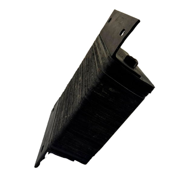 Phasa Par Tope Andén Hule Laminado Alto Impacto Negro 16"x12" uso rudo