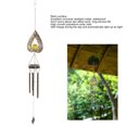 thumbnail image 3 of LED Light Wind Chime, Gift Decorative Mobile Waterproof Iron Art Peaceful Outdoor Solar Wind Chime Light  for Patio, 3 of 8