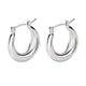 thumbnail image 1 of Pendientes para mujer, regalos para mujer, pendientes punk de metal con forma de media luna, accesorios de estilo frío con borde, pendientes de moda., 1 of 3