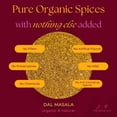thumbnail image 4 of The Spice Hut - Dal Masala Lentil Spice Blend - Organic, Salt-Free Seasoning - Indian Spice Blend for Lentils, Dal, Chana, Moong, Urad, Vegan, Gluten-Free, Keto -NO MSG- 1LB BULK Resealable Pouch, 4 of 4