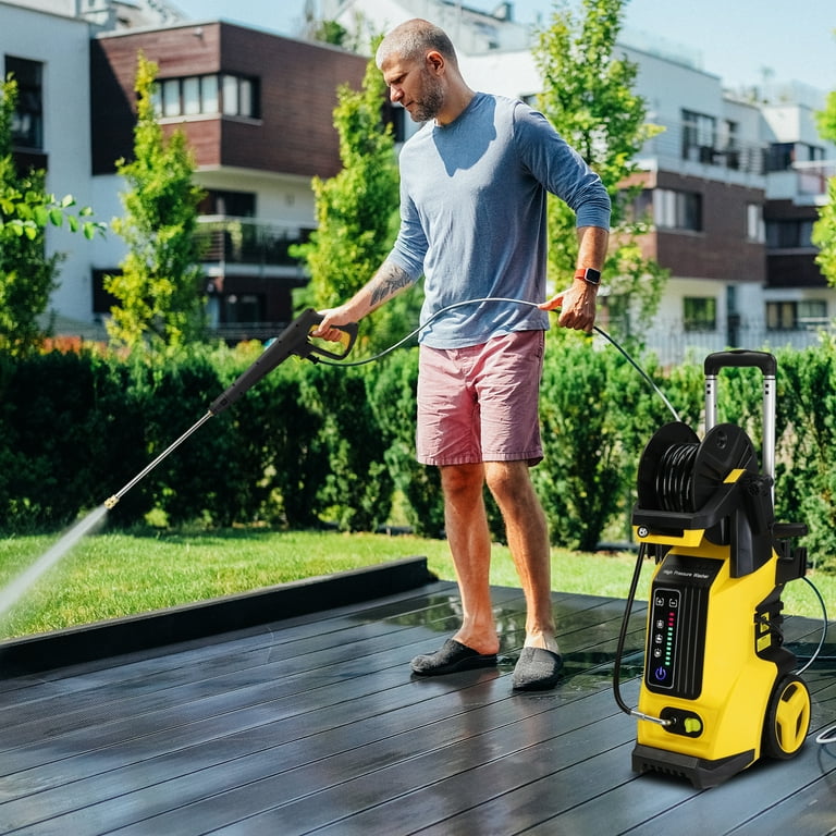 Ktaxon High Pressure Washer Adjustable Pressure 3800PSI 2.6GPM Electric Power Washer Cleaner