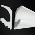 thumbnail image 3 of LED-Ready Glue Up Styrofoam Crown Moldings, pack of 4. Easy to Install, Lightweight, Modern Design, 3 of 6