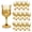 Yellow, variant on 7OZ Plastic Wine Glasses, Disposable Goblets Drinking Glasses Crystal Vintage Water Cups Unbreakable Champagne Glasses for Wedding, Parties, (Blue)