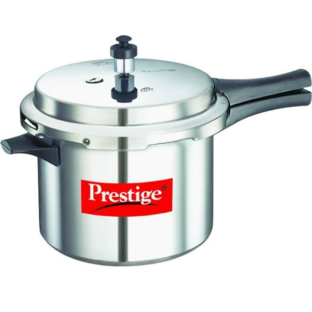 Prestige Popular Aluminium Pressure Cooker, 10 Liters