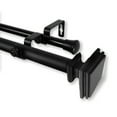 thumbnail image 2 of Domovina Pat 1" Double Curtain Rod-Color:Black,Size:120"-170", 2 of 2