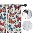 thumbnail image 4 of Blackout Kids Curtains,Flower and Butterfly Childrens Insulated Curtains Set Of 2,Bedroom Essentials,Toddler Room Decor 42"x63"(106x160cm), 4 of 4