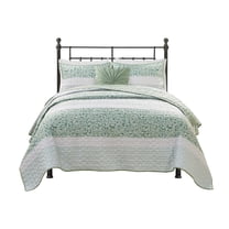 Gracie Mills Seersucker Comforter Set Coastal Breeze 5-Piece with Pillows GRACE-15440