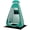 Green, variant on Black Pop Up Portable Camping Shower Tent Changing Bathroom Pod with Rain Shelter Windows