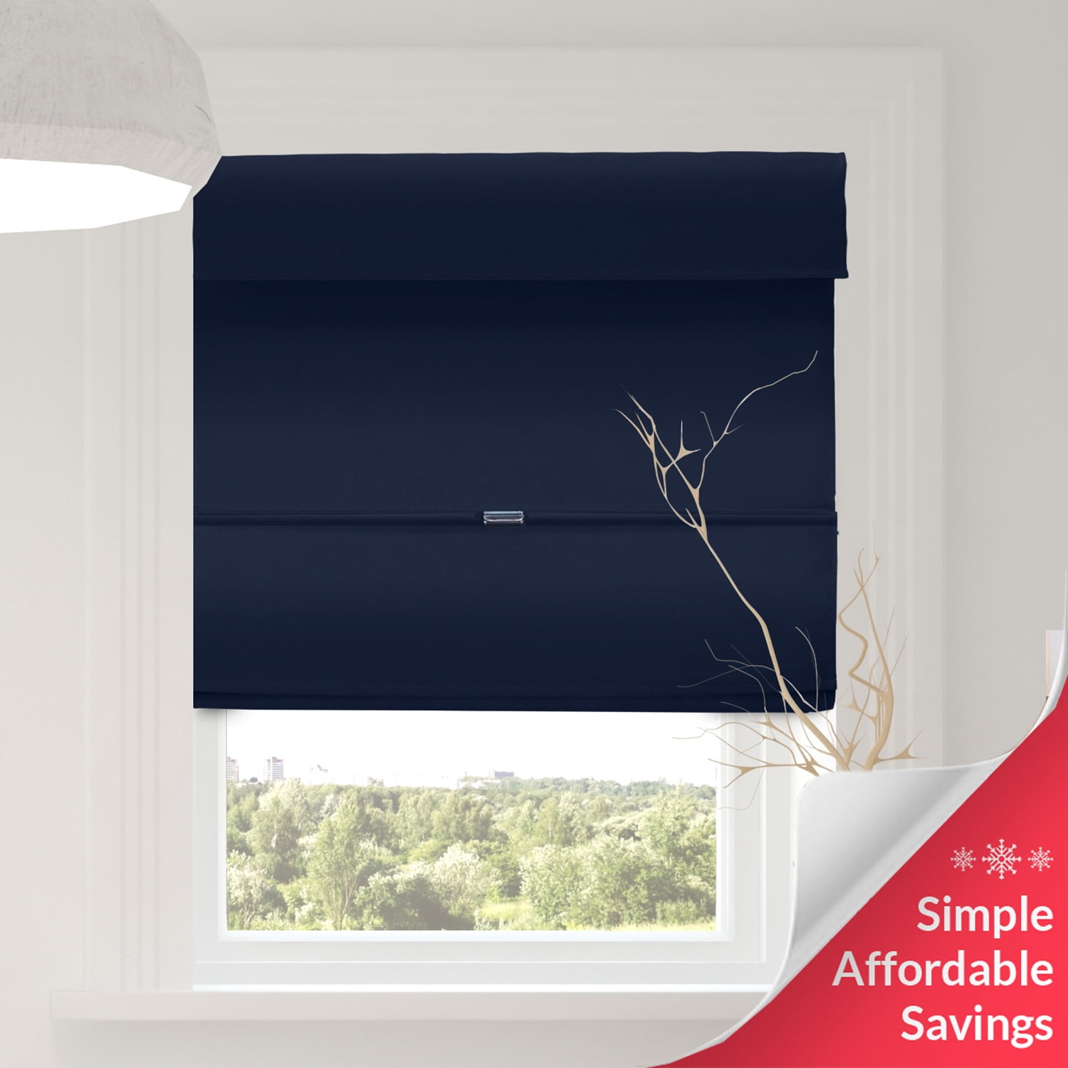 Chicology Room Darkening Cordless Roman Shades