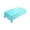 Lake Blue, variant on Disposable Solid Color Tablecloth 107.87x53.93 inch Rectangle Plastic Table Cover for Hotel Restaurant Home Birthday Party Dessert Table