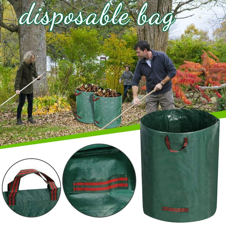 Leaf Bag For Collecting Leaves, Reusable Heavy Duty Gardening Bags