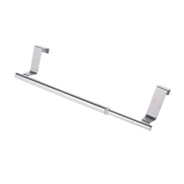 mDesign Adjustable Expandable Over Cabinet Door Towel Bar Matte Black Walmart