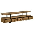 thumbnail image 2 of Benjara 70 Inch TV Media Entertainment Console with 4 Drawers, Mango Wood, Brown, 2 of 5