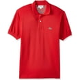 thumbnail image 3 of Lacoste RED Men's Classic Cotton Pique Fashion Polo Shirt, US Large, 3 of 4